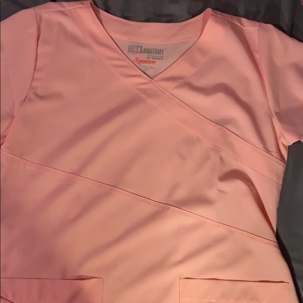 Greys anatomy scrubs top.